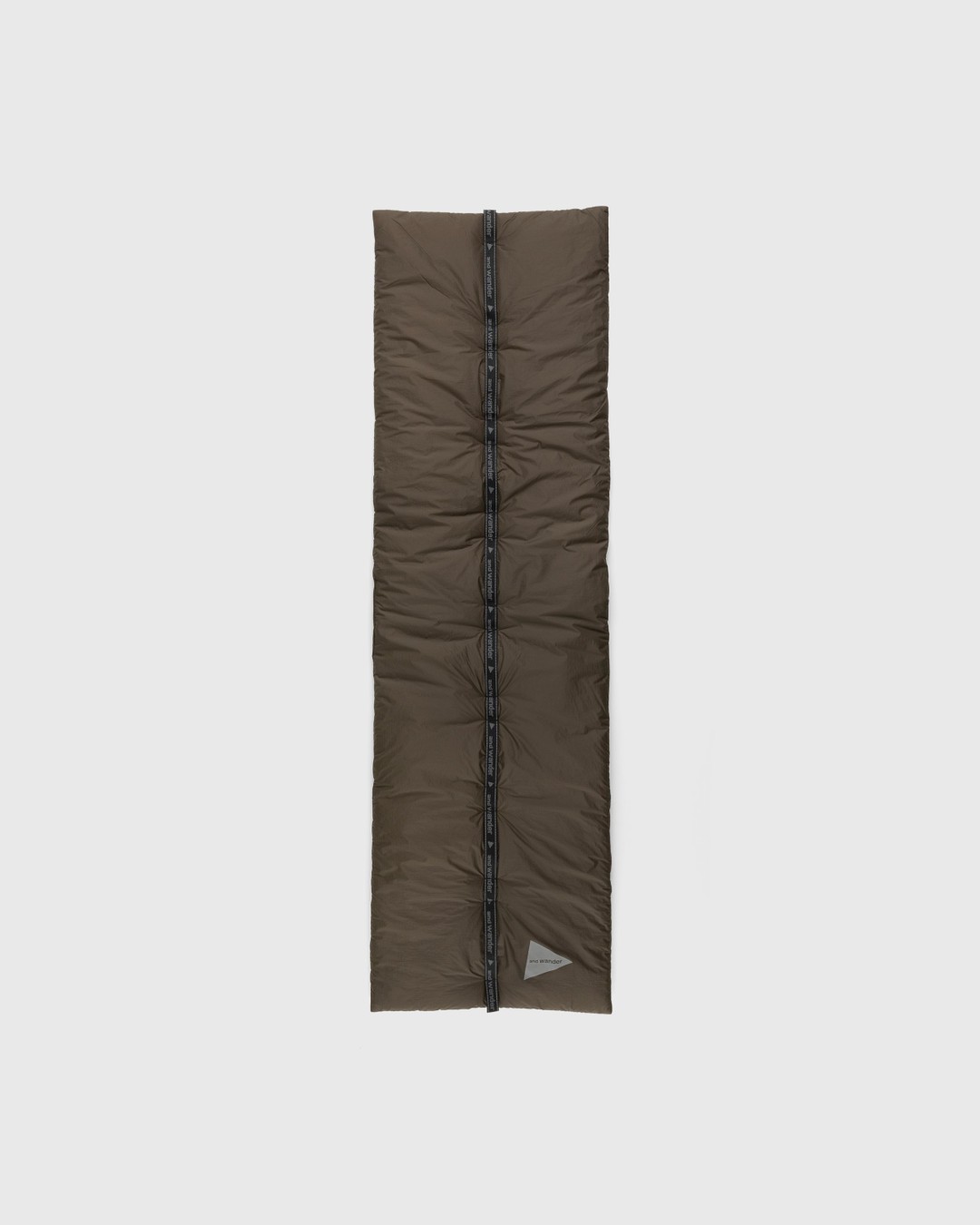 And Wander – Primaloft Rip Muffler Khaki - Scarves - Green - Image 1