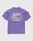 Bstroy x Highsnobiety – Not In Paris 4 Flower T-Shirt Lavender - T-Shirts - Purple - Image 2