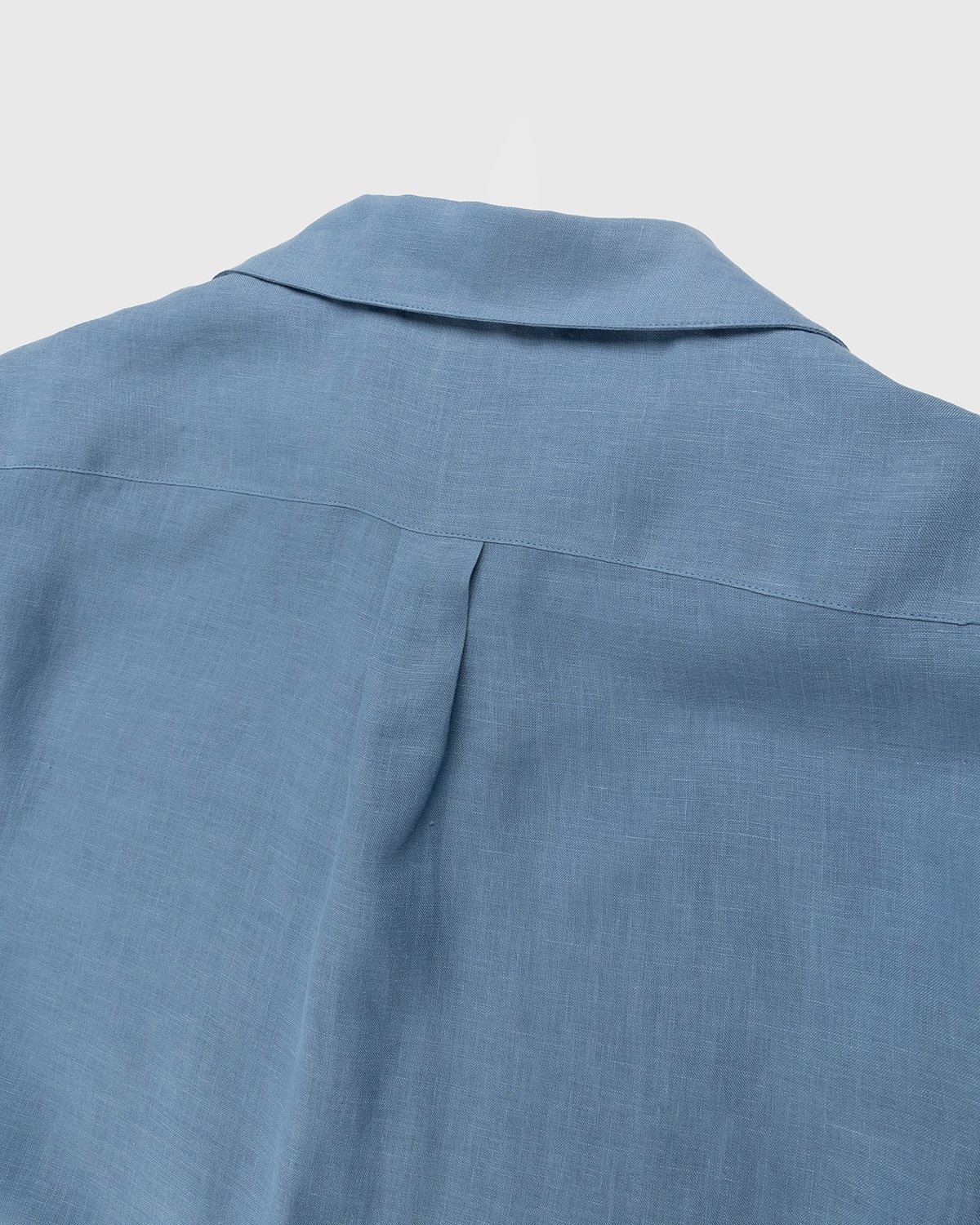 Loewe – Paula's Ibiza Linen Bowling Shirt Blue - Shirts - Blue - Image 3