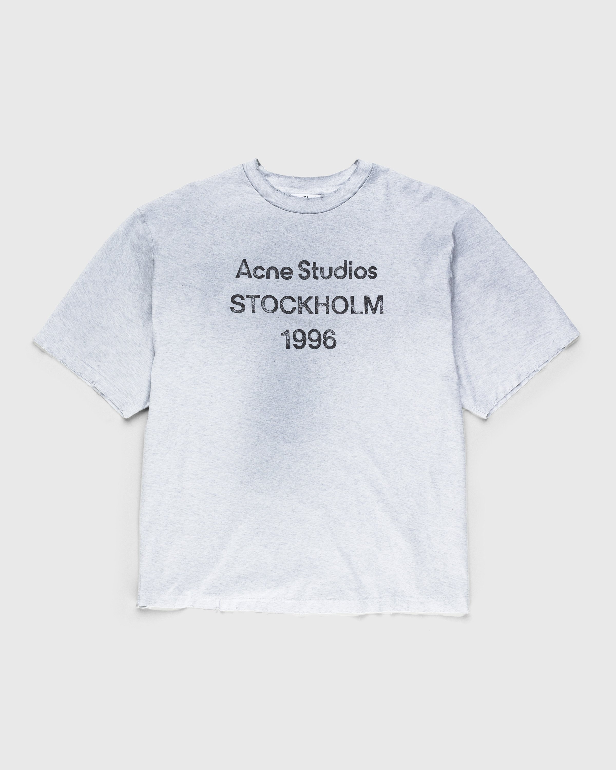 Acne Studios – Stockholm 1996 T-Shirt Grey - T-Shirts - Grey - Image 1