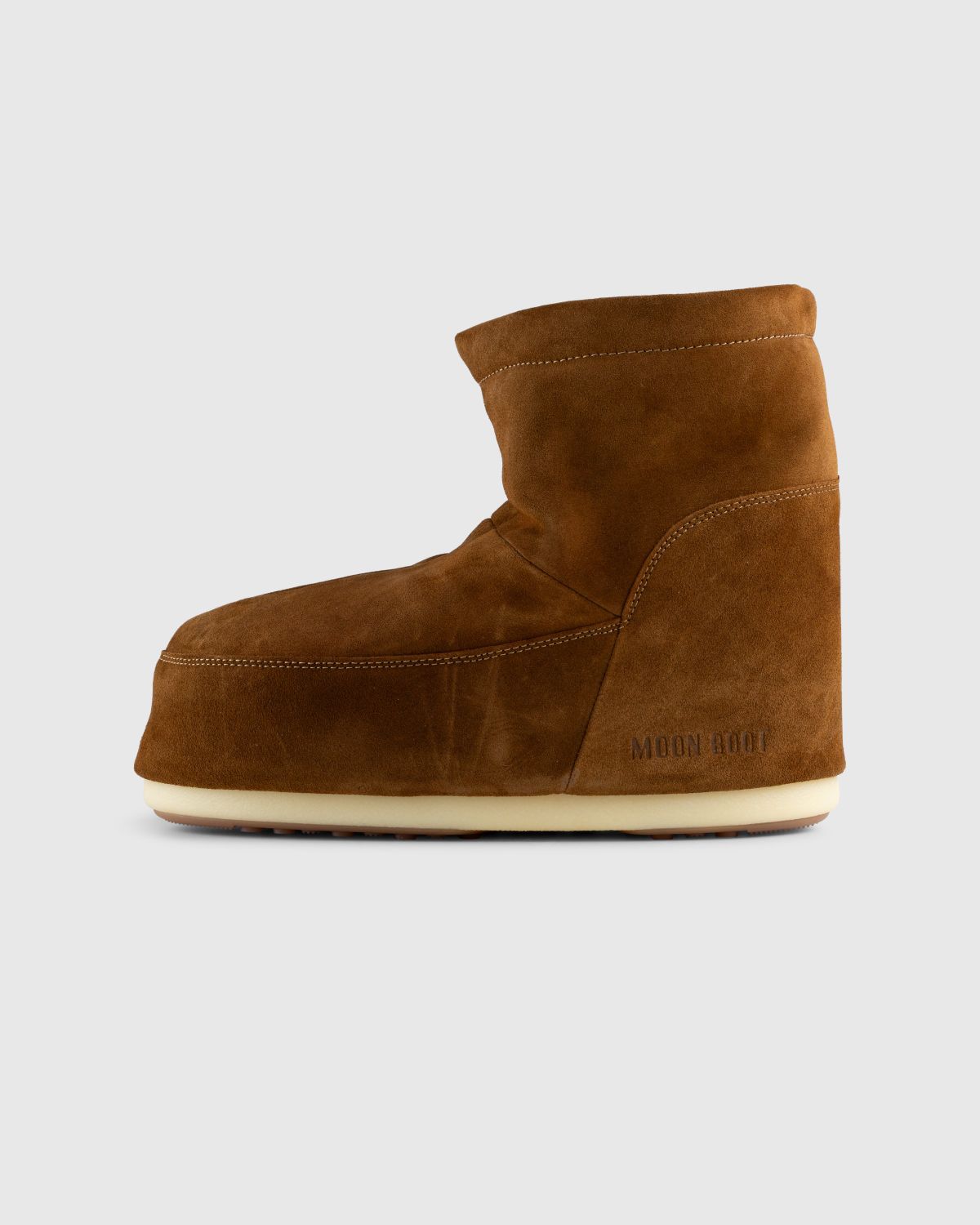 Moon Boot Icon Low No Lace Boots Tan Suede