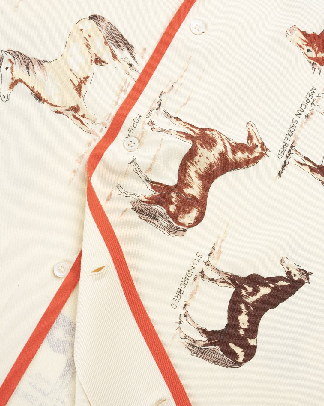 Bode – Equine Short-Sleeve Shirt Cream/Multi - Shirts - Beige - Image 7