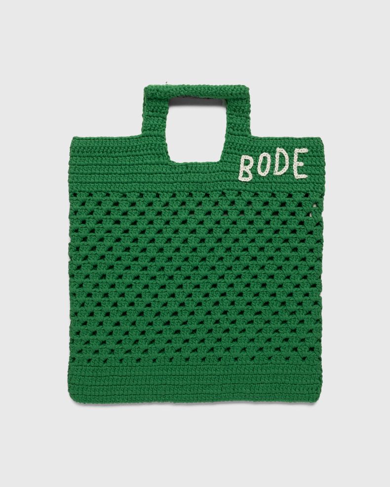 Crochet Tote Green