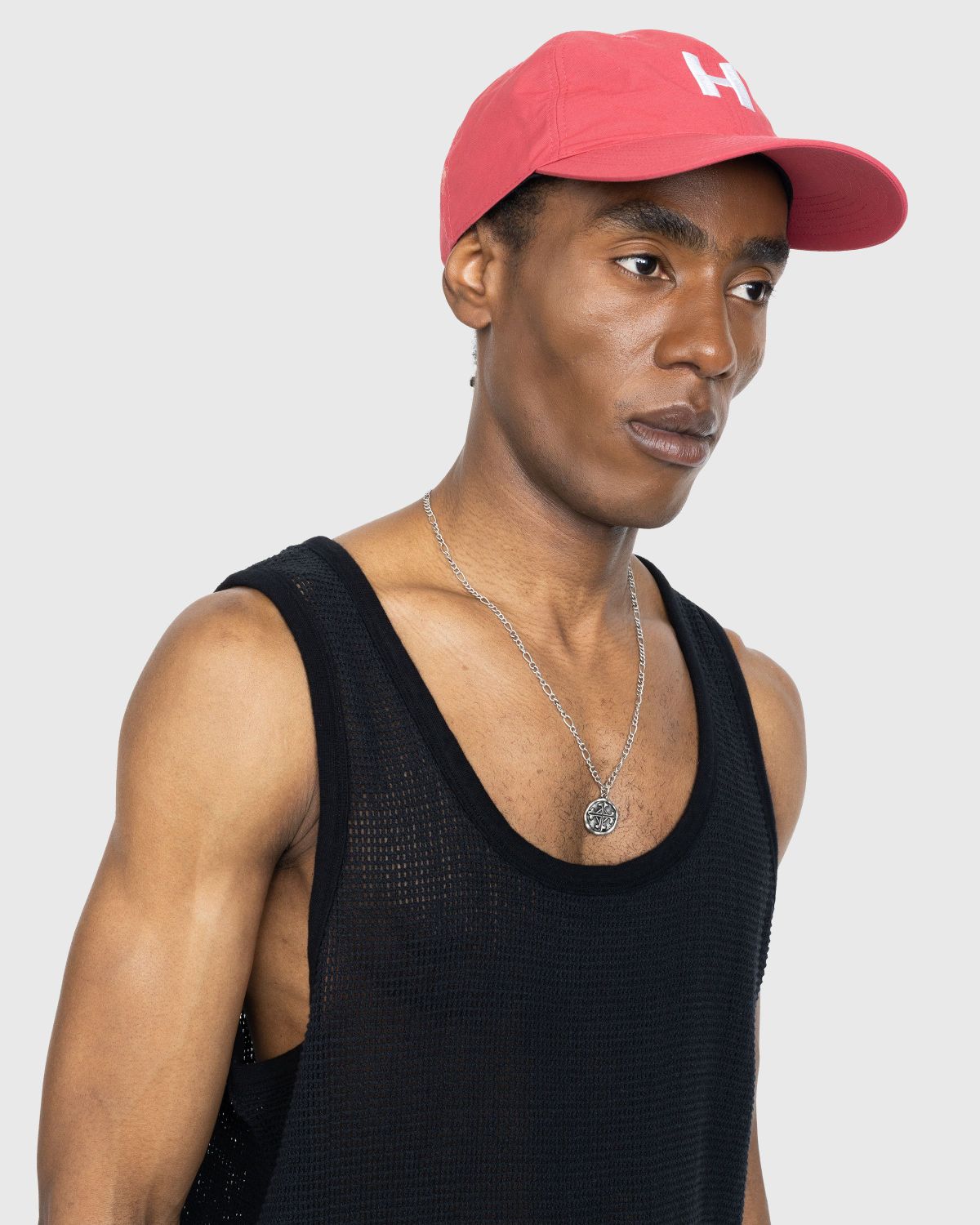 Highsnobiety – Cotton Mesh Knit Tank Top Black - Tops - Black - Image 5