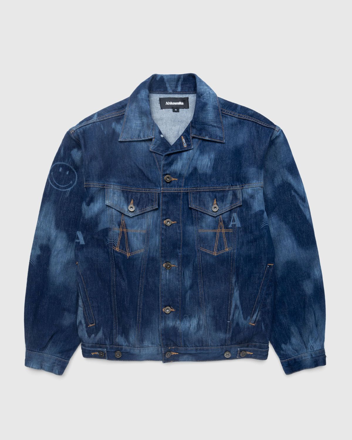 Ahluwalia – Signature Denim Jacket Indigo - Outerwear - Blue - Image 1