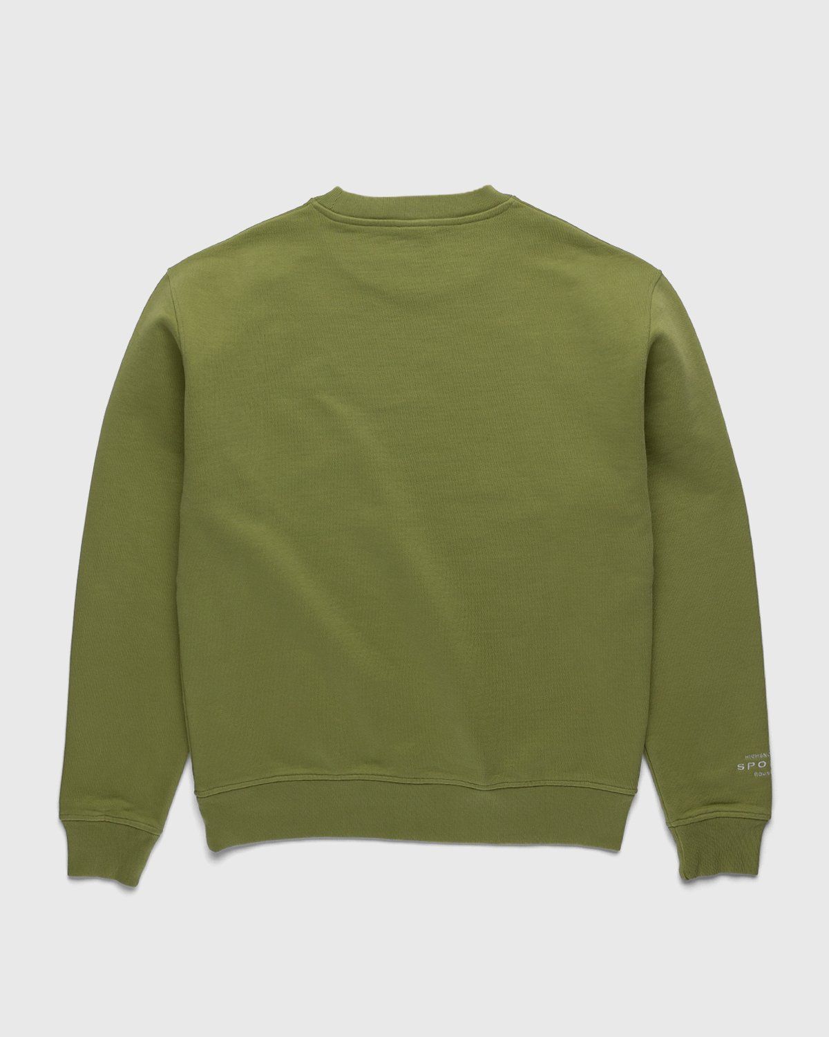 Highsnobiety – HS Sports Logo Crew Green - Sweats - Green - Image 2
