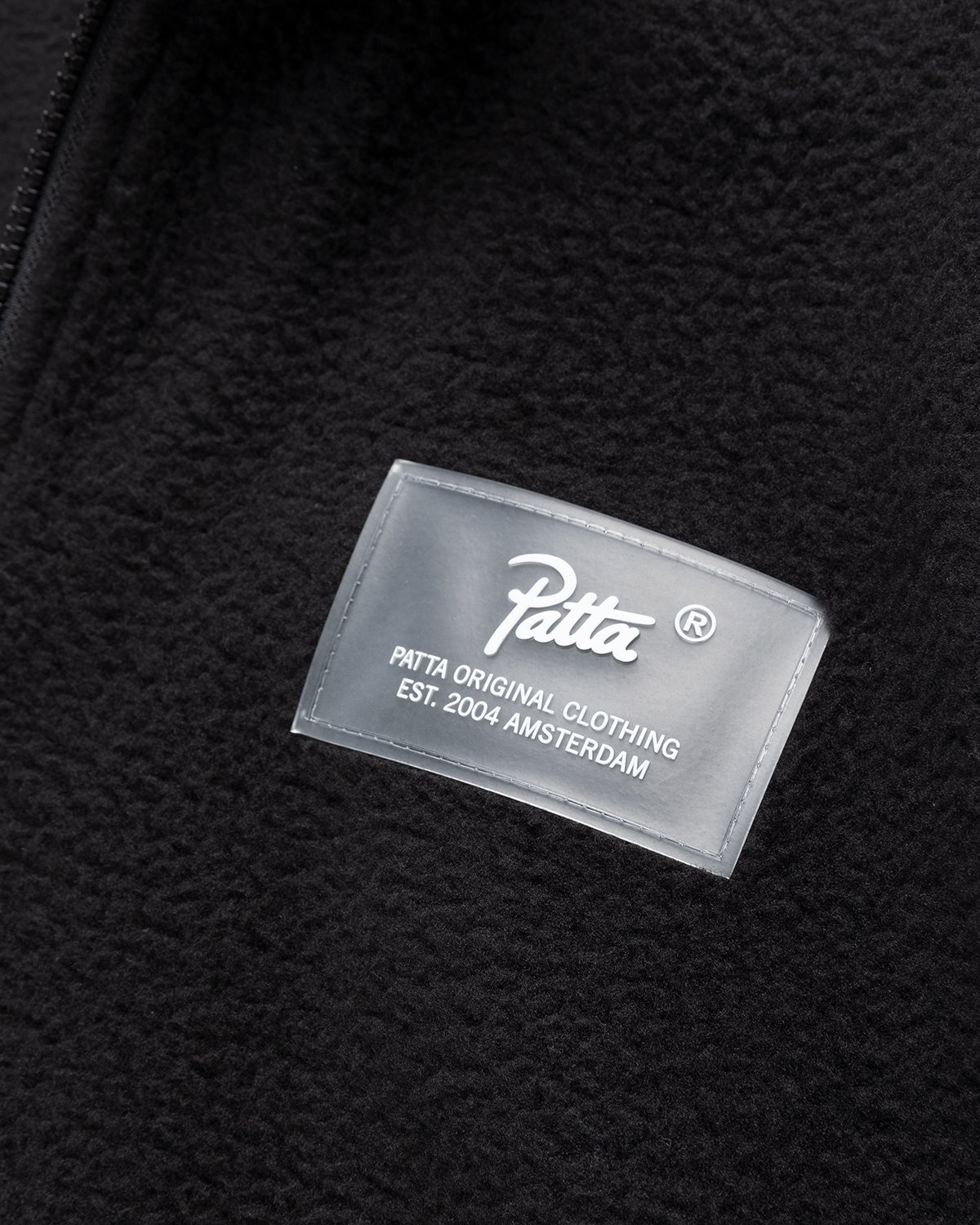 Patta – Sherling Fleece Jacket Black - Fleece Jackets - Black - Image 6
