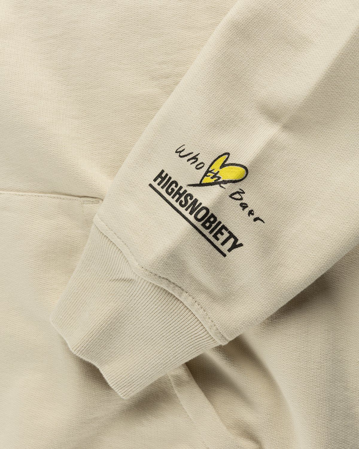 Simon Fujiwara x Highsnobiety – Who The Baer Hoodie Eggshell - Sweats - Beige - Image 3