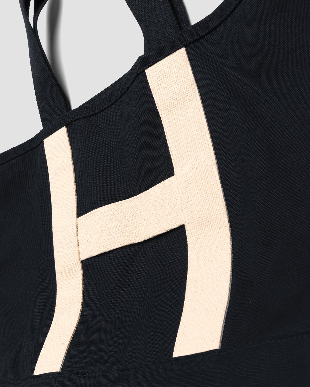 Highsnobiety – Heavy Canvas Large Shopper Tote Black - Bags - Black - Image 3