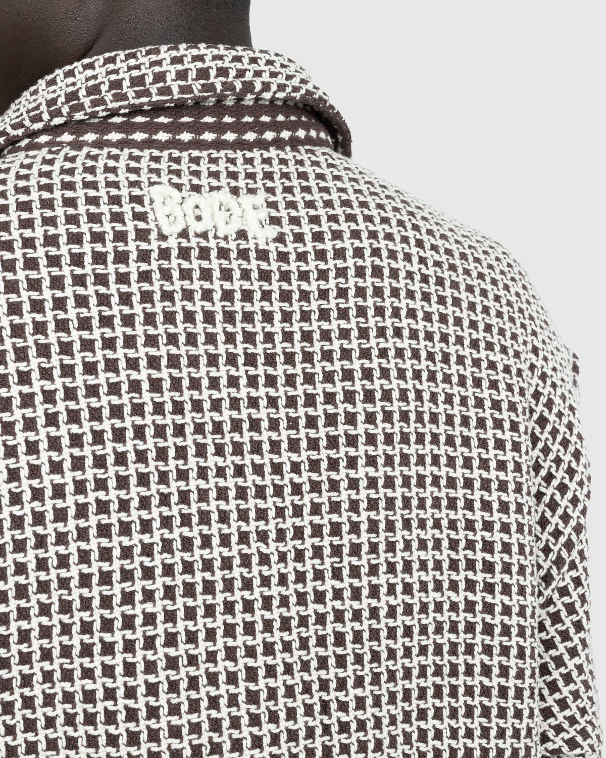 Bode – Reversible Duo Waffle Jacket Brown - Outerwear - Brown - Image 6