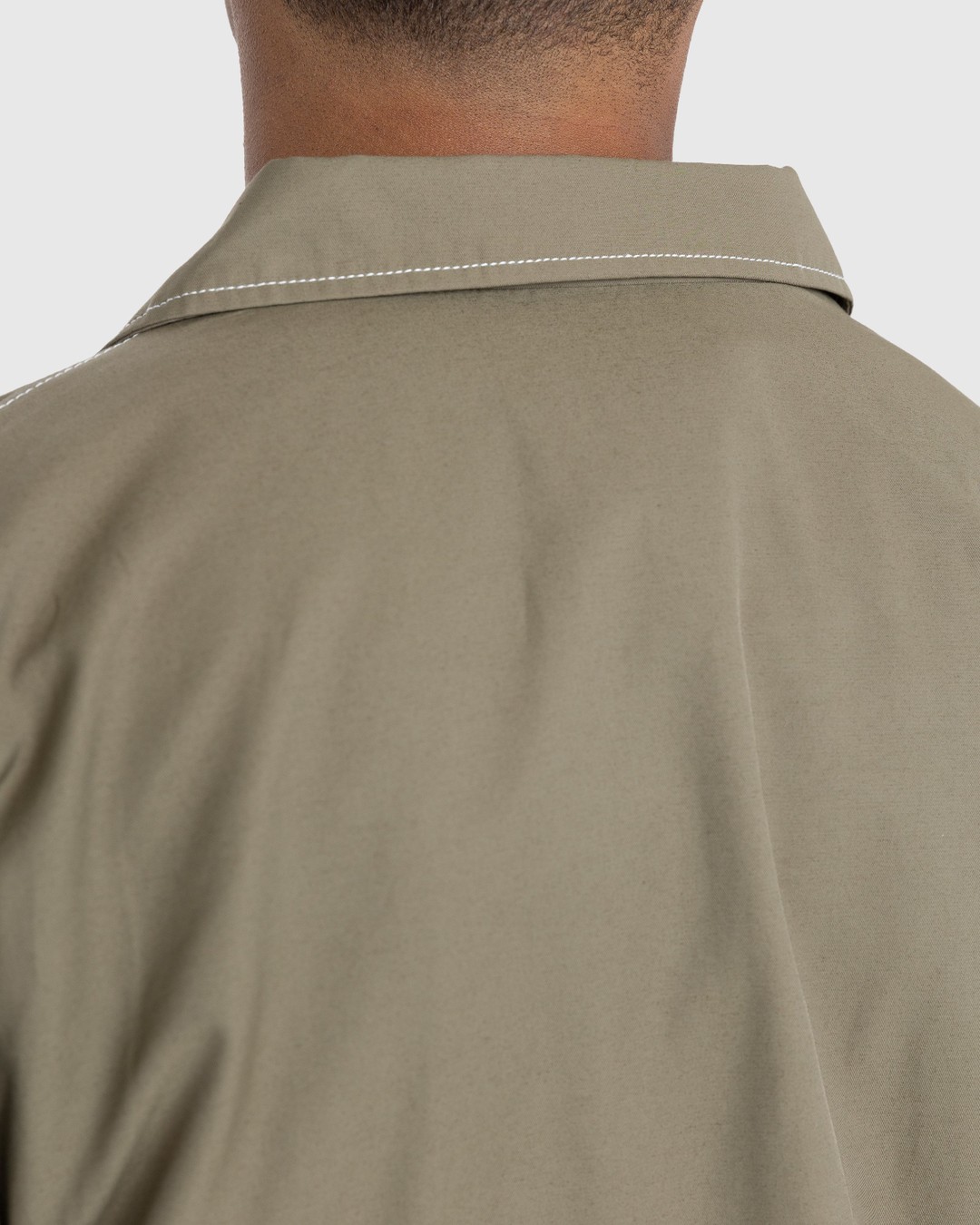 Highsnobiety – Brushed Nylon Jacket Olive - Outerwear - Green - Image 6