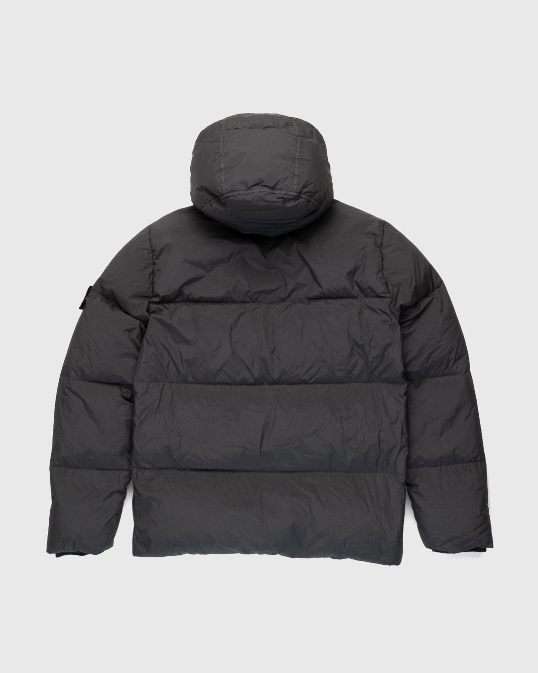 Stone Island – Real Down Jacket Charcoal - Outerwear - Black - Image 2
