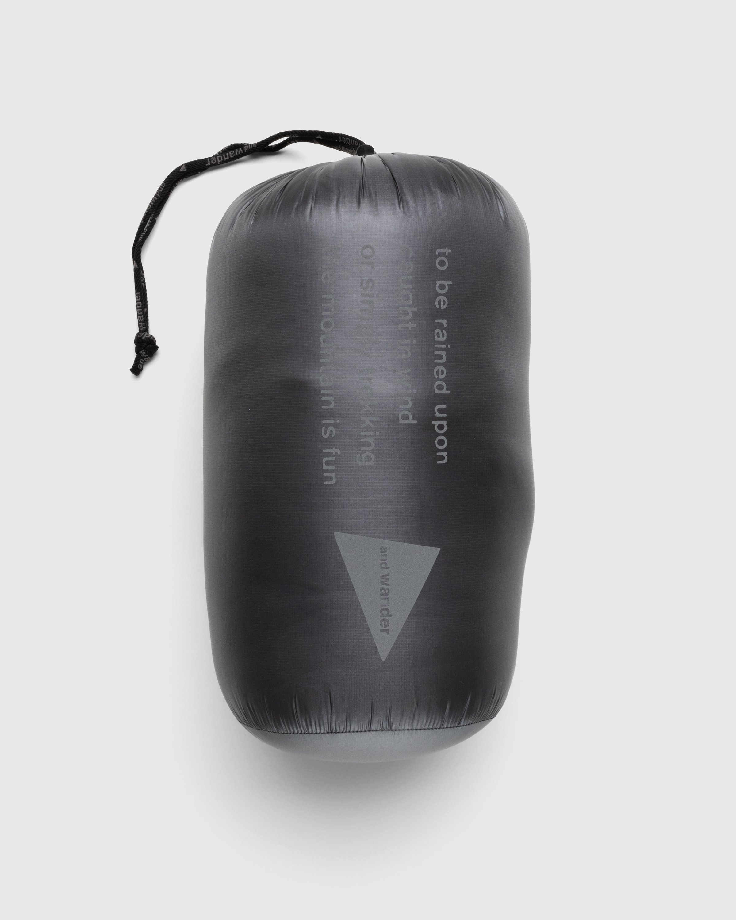 And Wander x Nanga – Down Sleeping Bag Grey - Lifestyle - Grey - Image 1