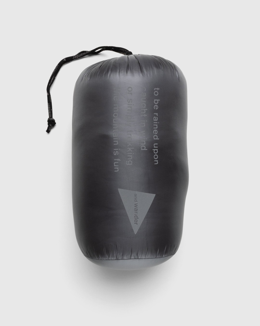 And Wander x Nanga – Down Sleeping Bag Grey - Lifestyle - Grey - Image 1