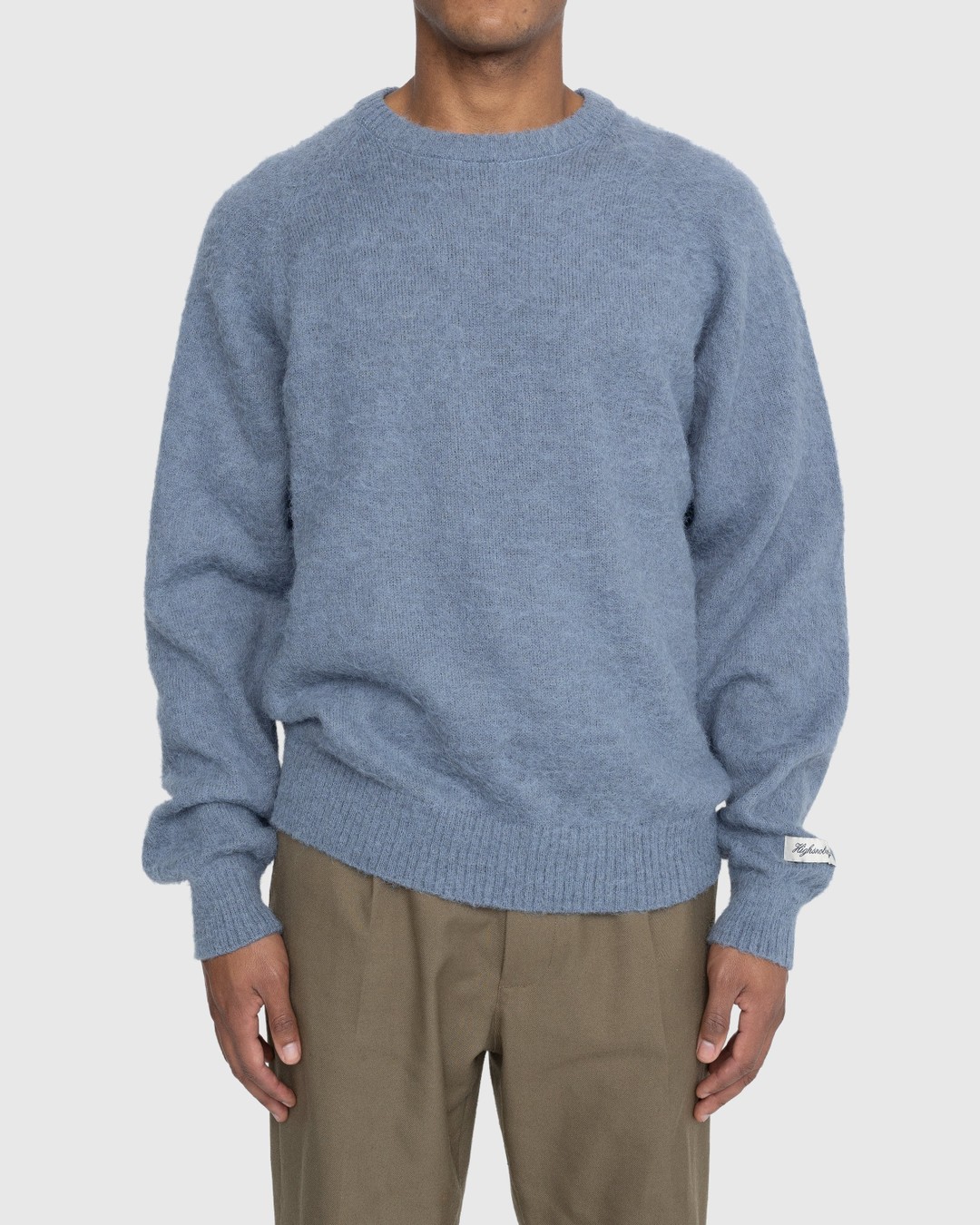 Highsnobiety – Alpaca Raglan Sweater Blue - Knitwear - Blue - Image 2