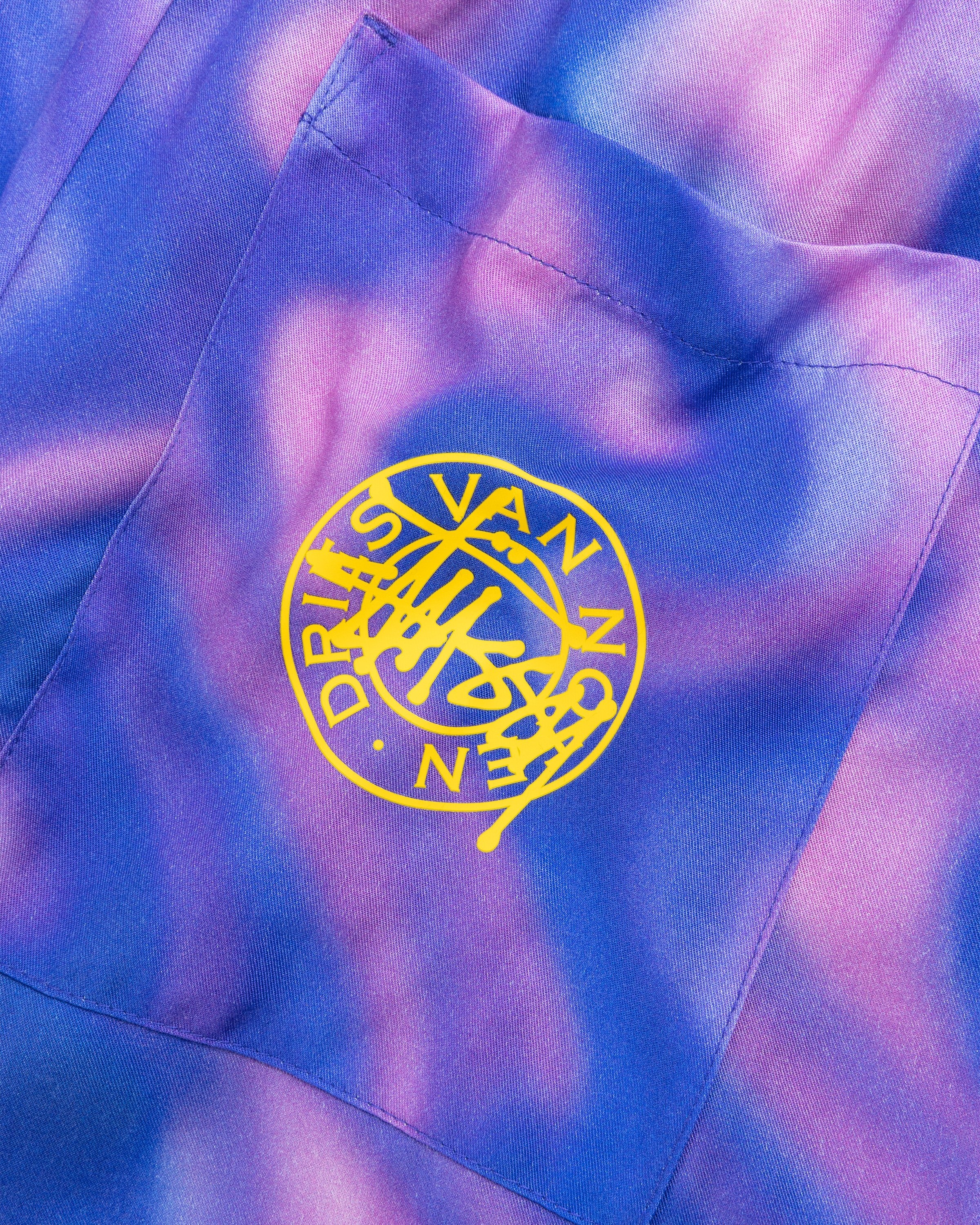 Stüssy x Dries van Noten – Airbrush Shrooms Shorts - Shorts - Purple - Image 4