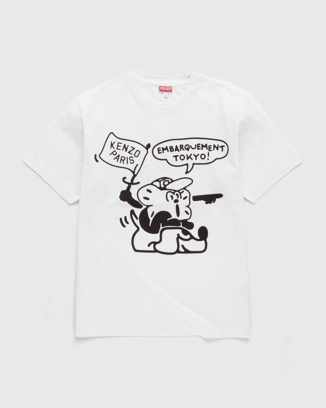 Kenzo – Graphic T-Shirt White - T-Shirts - Beige - Image 1