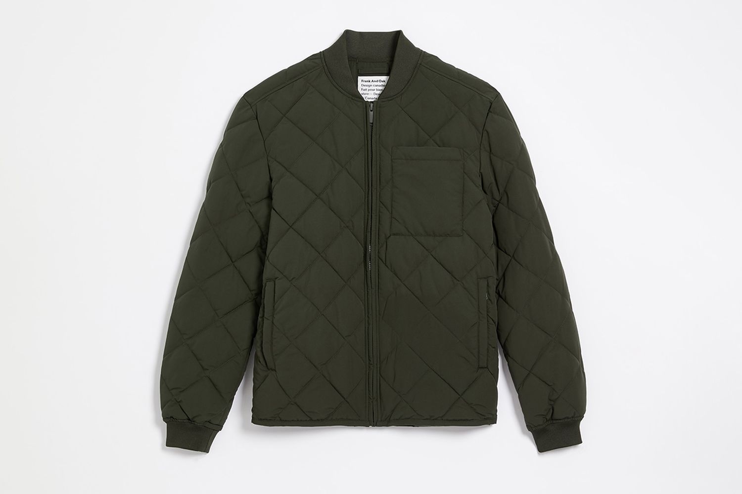 The Skyline Water Repellent Packable Bomber Puffer
