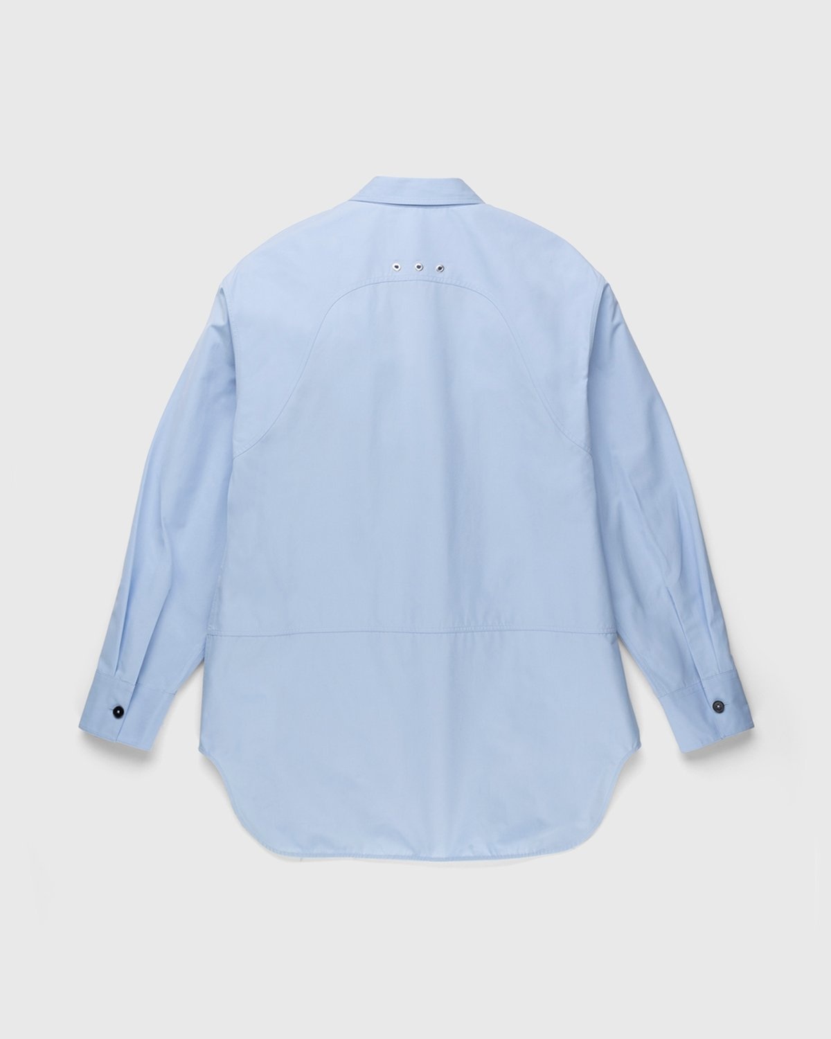 Jil Sander – Oversized Button-Down Shirt Light Pastel Blue - Longsleeve Shirts - Blue - Image 2