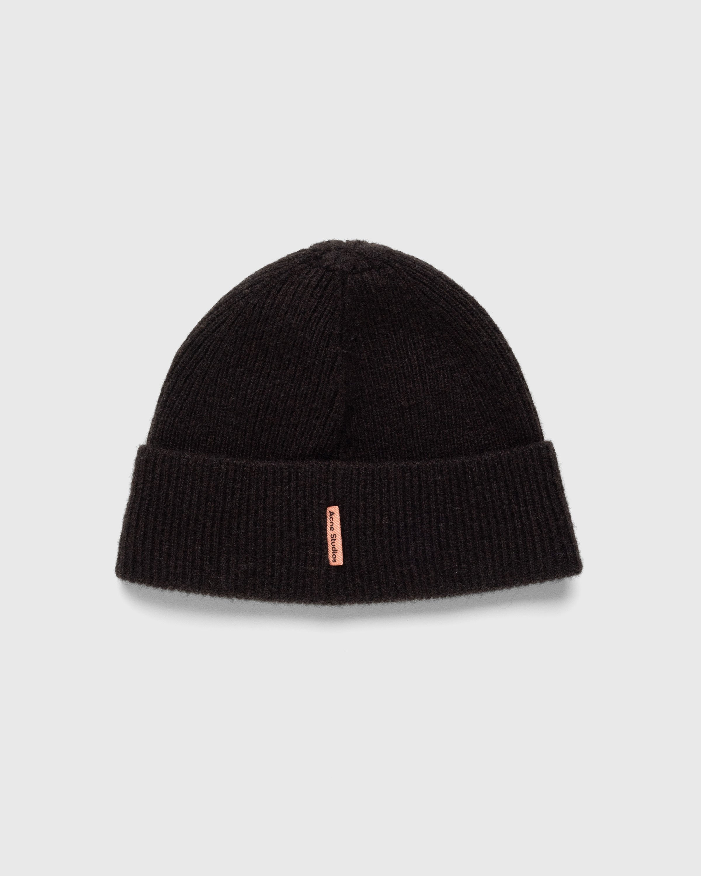 Acne Studios – Wool Cashmere Beanie Brown - Hats - Brown - Image 1