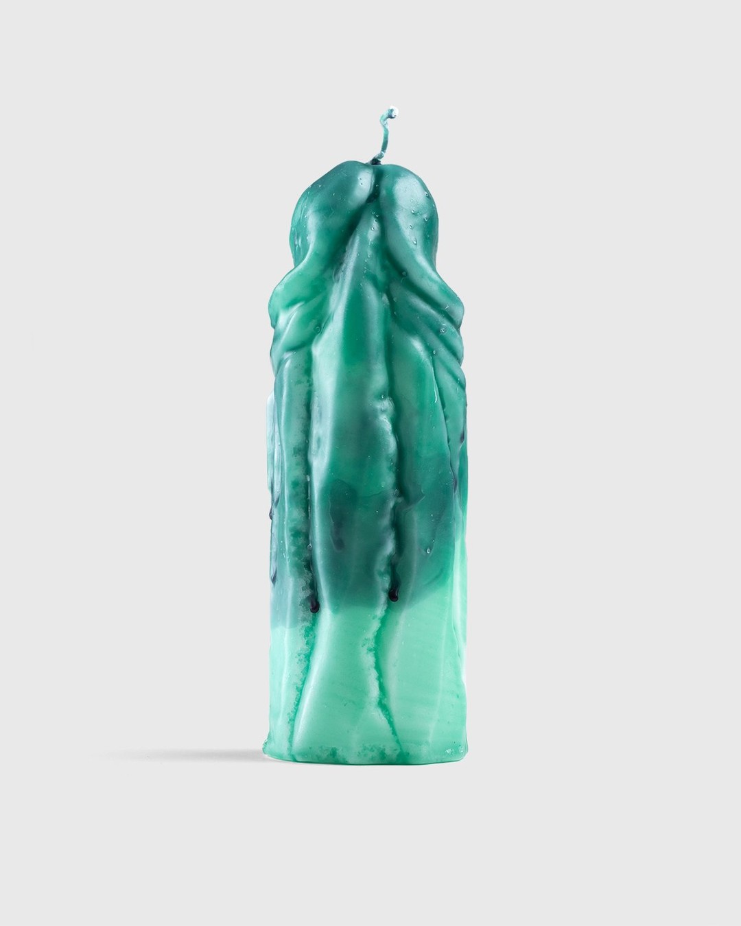 Laura Welker – Hand Carved Wax Candle Green - Candles - Green - Image 2