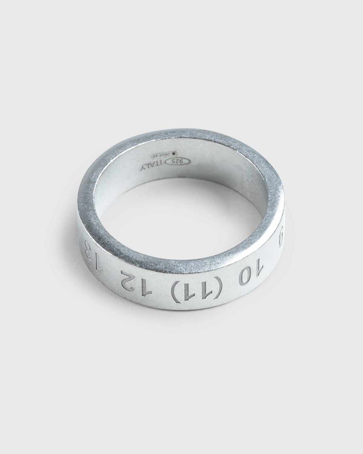 Maison Margiela – Logo Ring Silver - Jewelry - Silver - Image 2