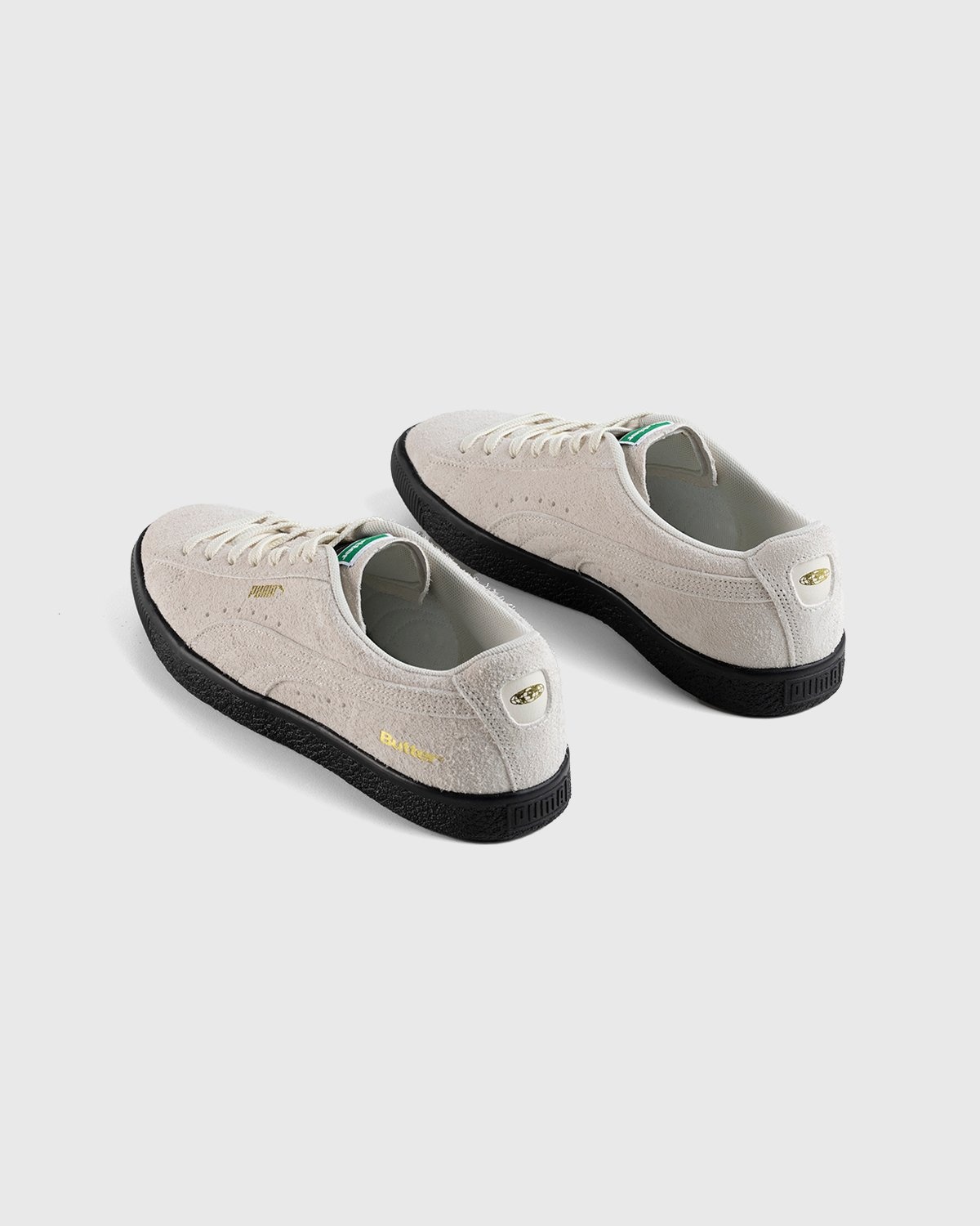 Puma x Butter Goods – Suede VTG Whisper White/Puma Black - Low Top Sneakers - Green - Image 4
