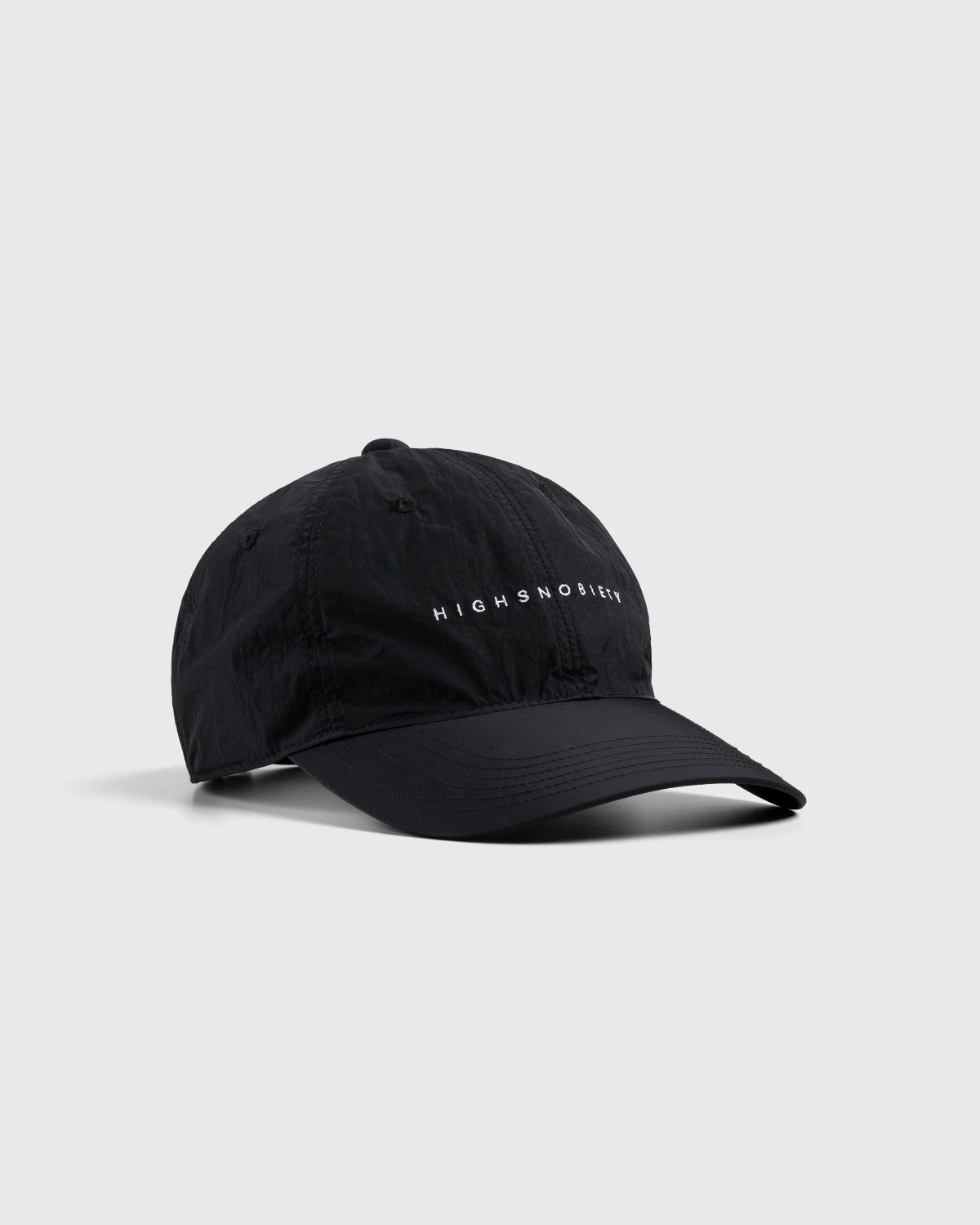 Highsnobiety – Nylon Ball Cap Black - Hats - Black - Image 1