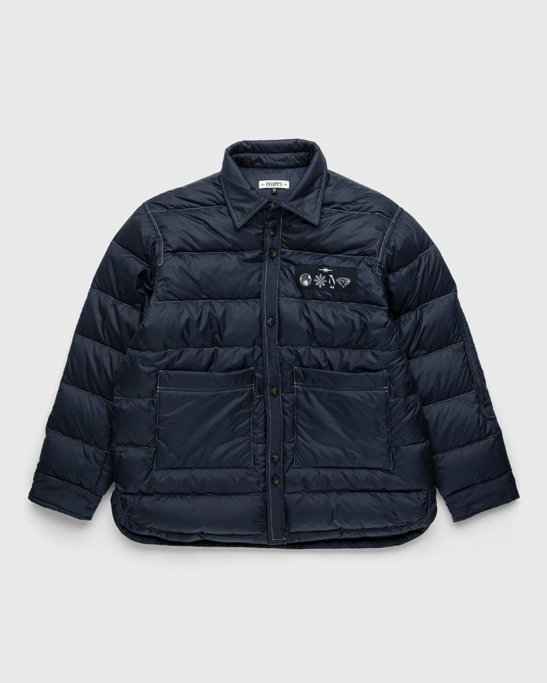 Doudoune Shirt Navy