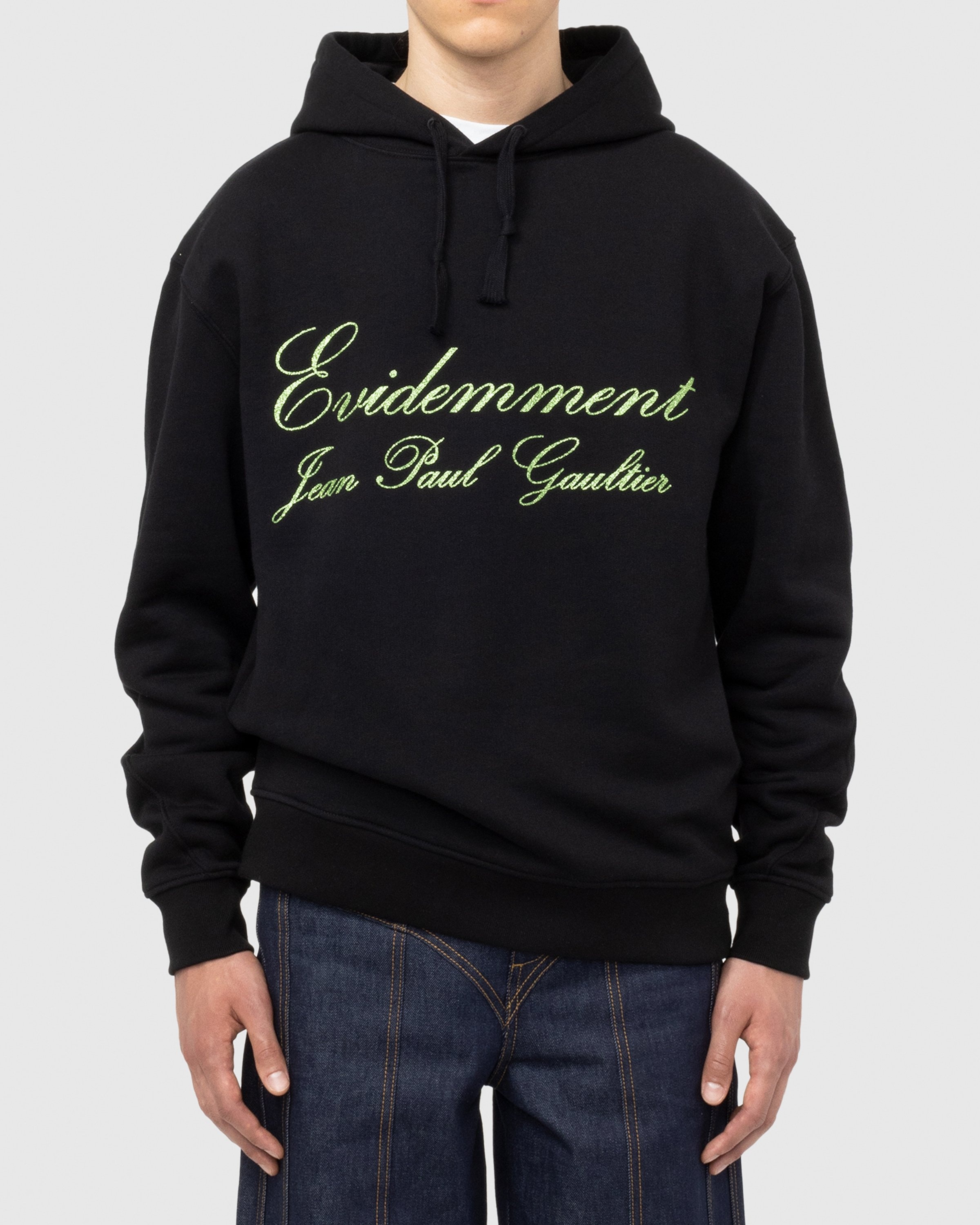 Jean Paul Gaultier – Évidemment Hoodie Black - Sweats - Black - Image 3