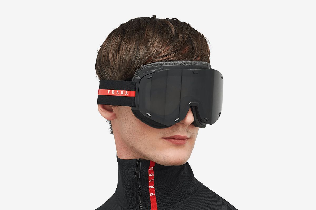 Prada goggles ski top