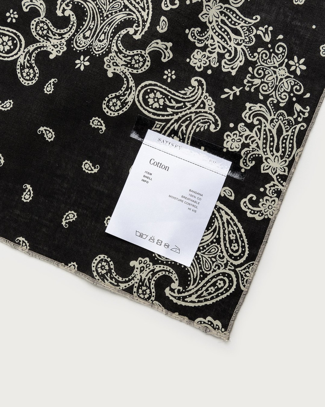 Satisfy x Highsnobiety – HS Sports Patchwork Bandana Multi - Scarves - Multi - Image 4