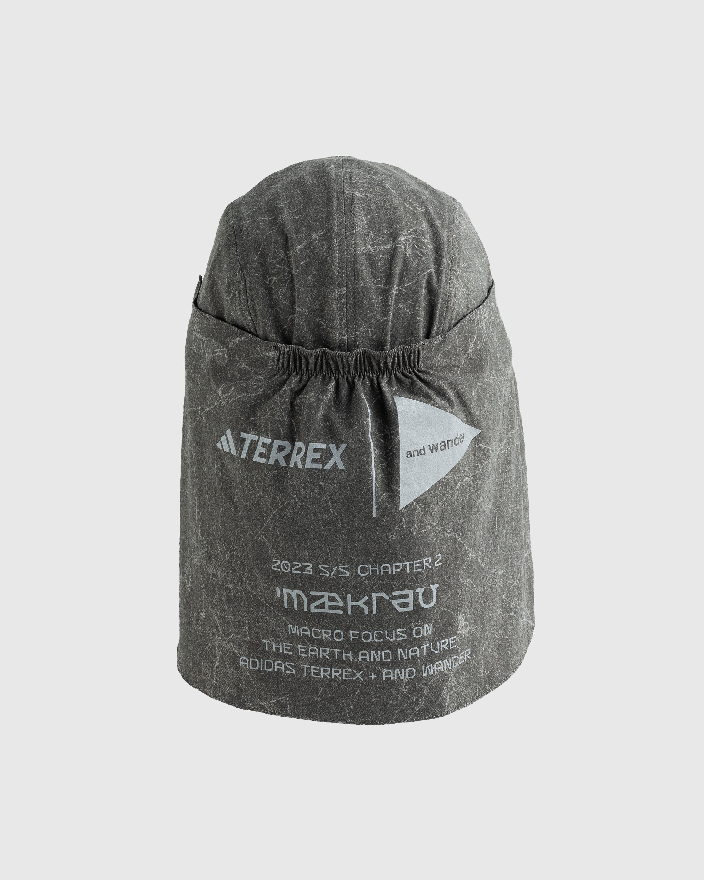 adidas Terrex x And Wander – AEROREADY Cap Shadow Olive - Hats - Grey - Image 3
