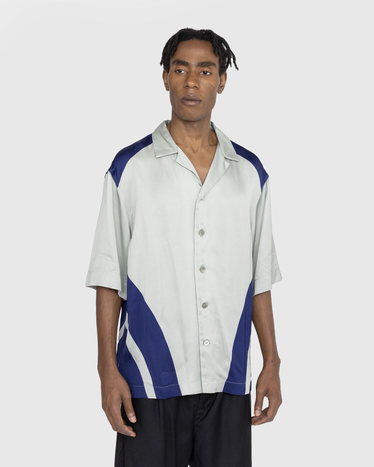 Dries van Noten – Cassi Shirt Grey - Shirts - Grey - Image 2