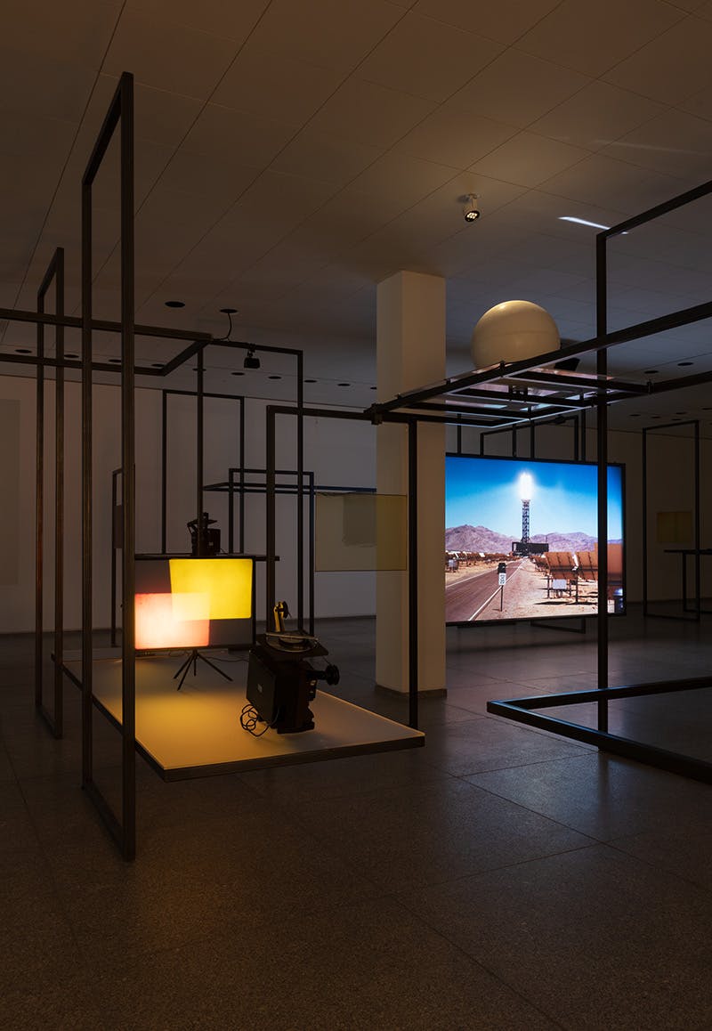 Rosa Barba. In a Perpetual NowAusstellungsansicht / Exhibition view, Neue Nationalgalerie, 2021© Rosa Barba / VG Bild-Kunst, Bonn, 2021, / Esther Schipper, Berlin