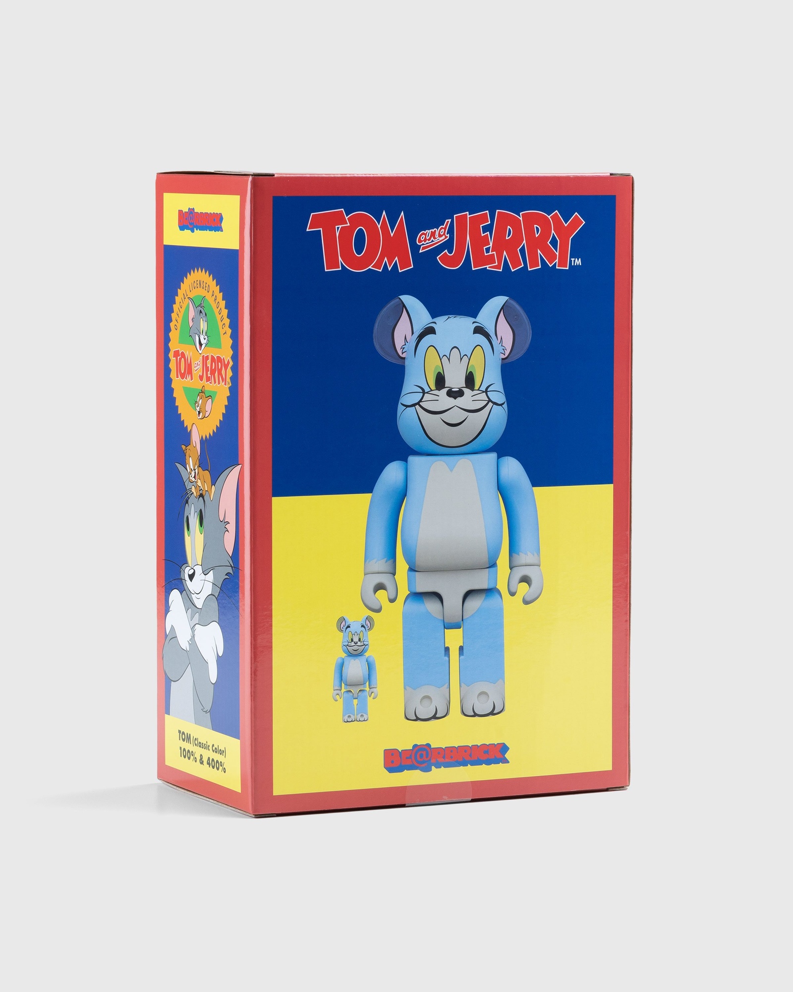 Medicom – BE@RBRICK TOM & JERRY JERRY (Classic Color) 100% & 400% Blue ...