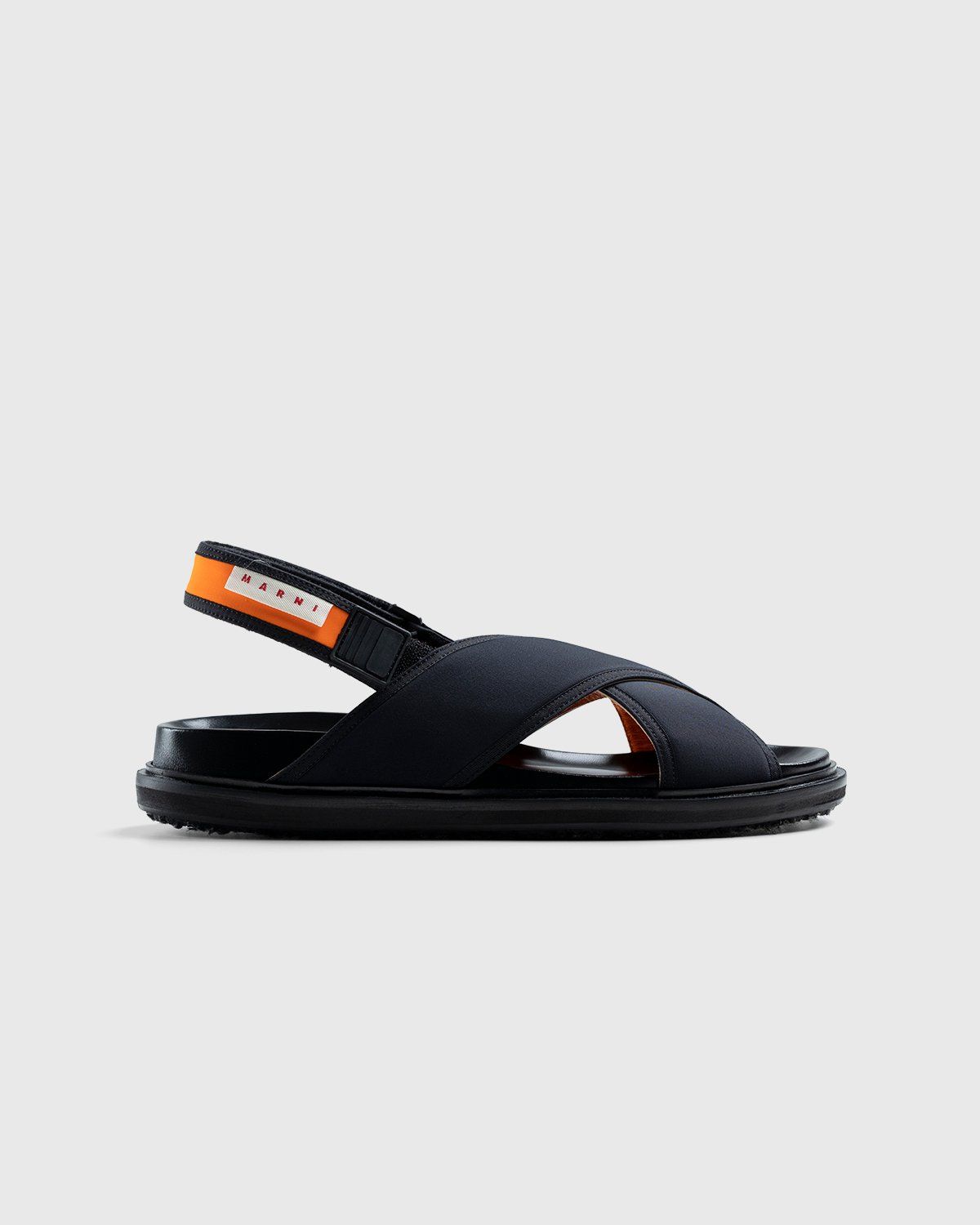 Marni – Fussbett Sandals Navy - Sandals & Slides - Blue - Image 1