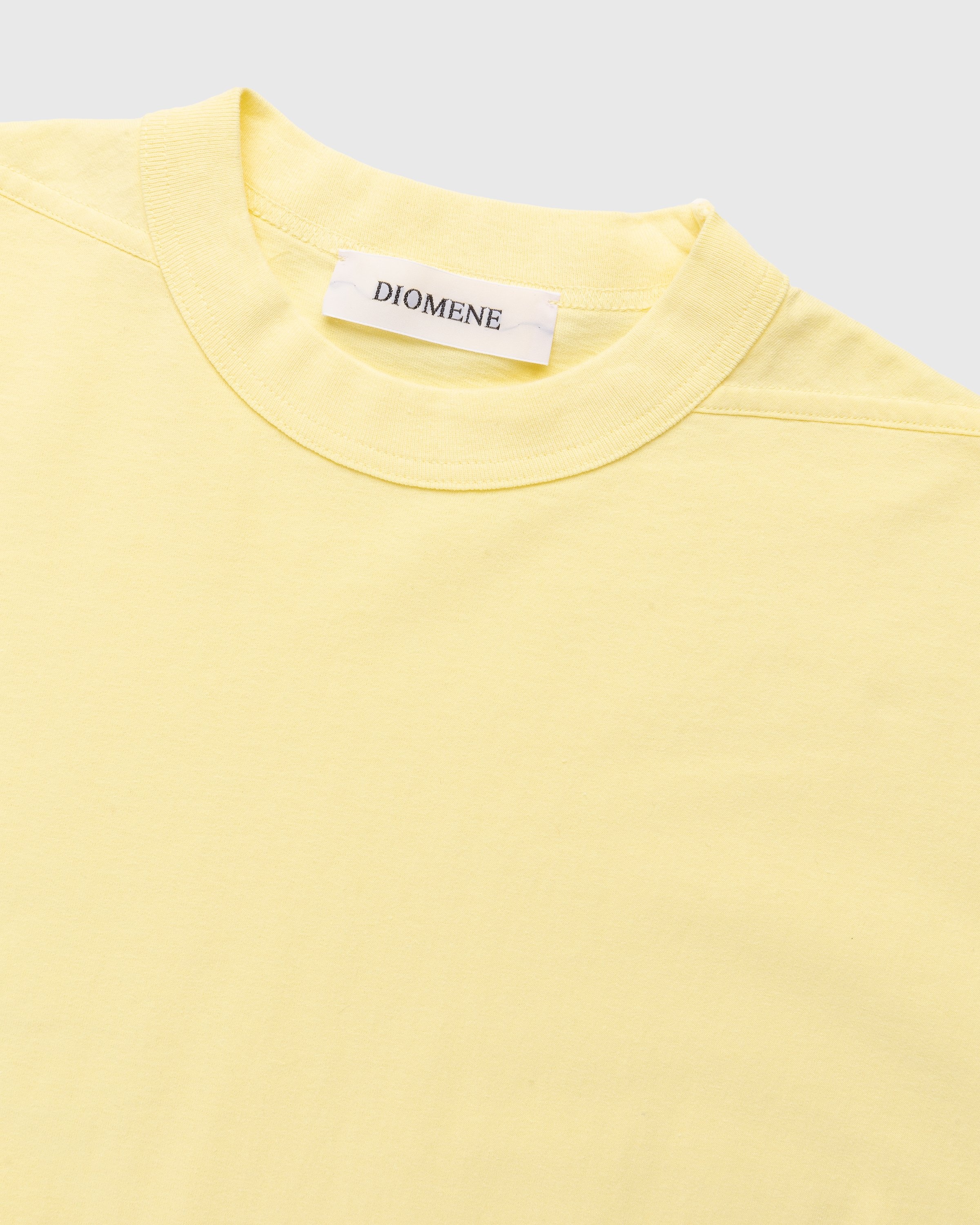 Diomene by Damir Doma – Cotton Crewneck T-Shirt Lemonade - Tops - Yellow - Image 4