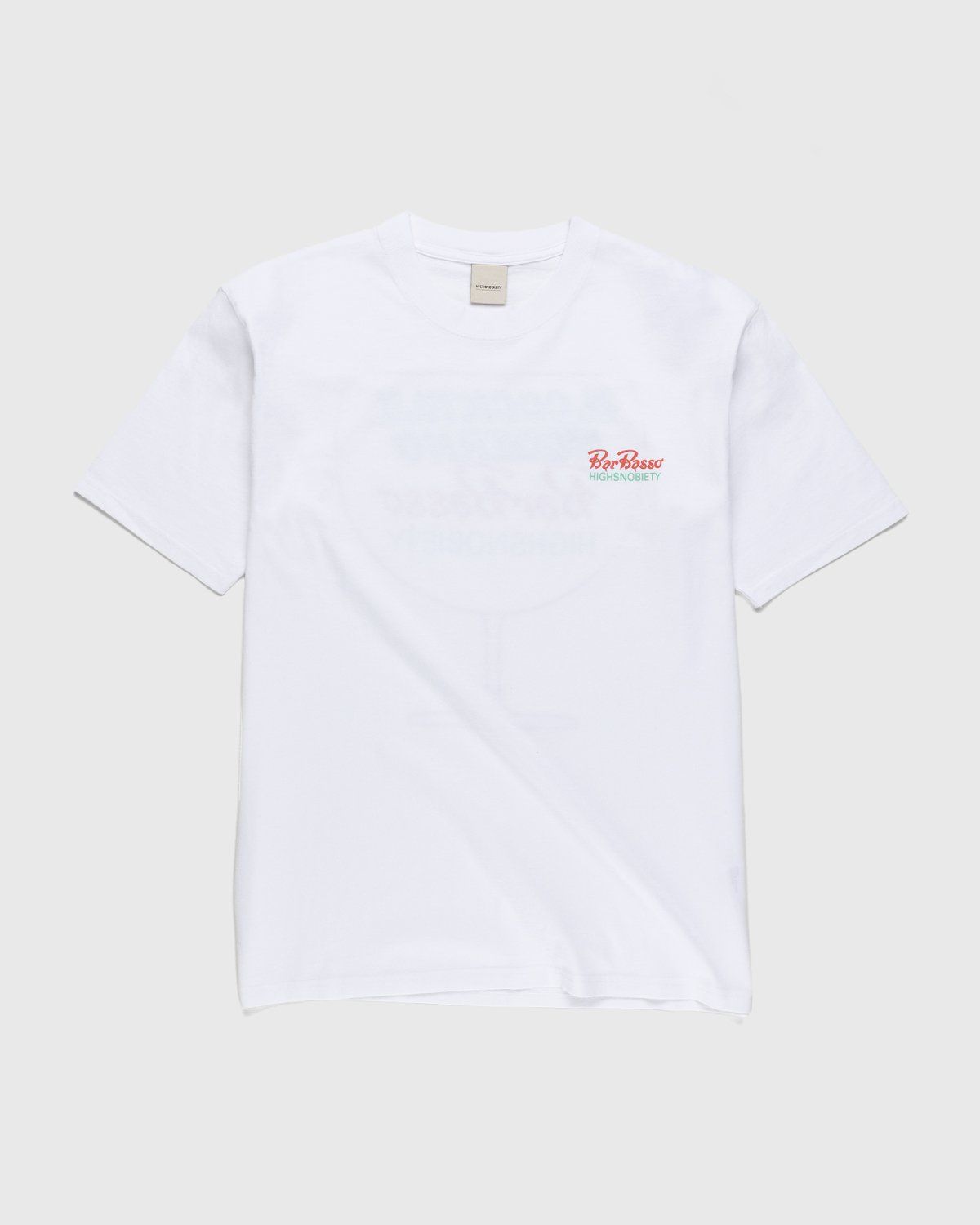 Bar Basso x Highsnobiety – Cocktail Glass T-Shirt White - T-Shirts - White - Image 2