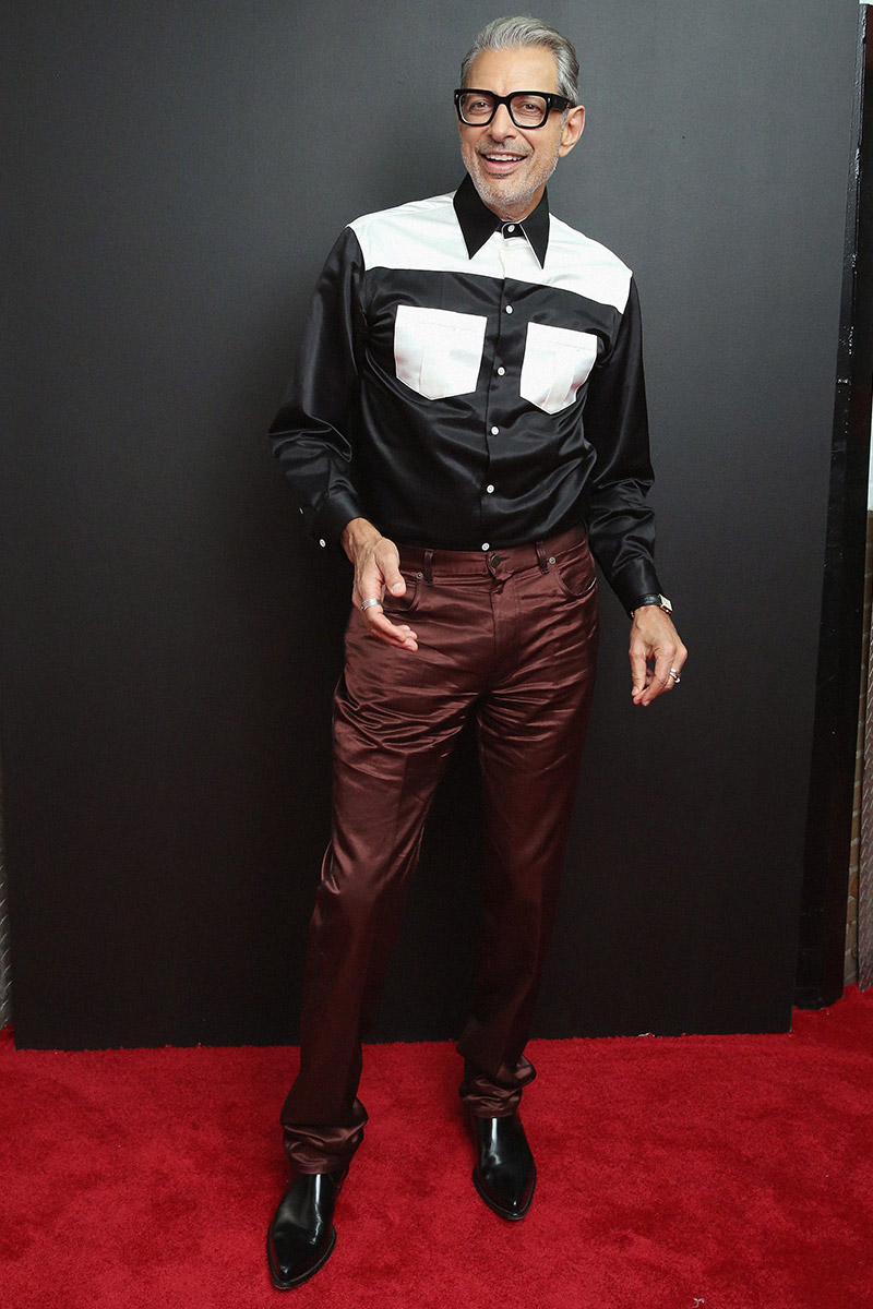 happy birthday jeff goldblum unrivalled style icon Calvin Klein Raf Simons isabel marant