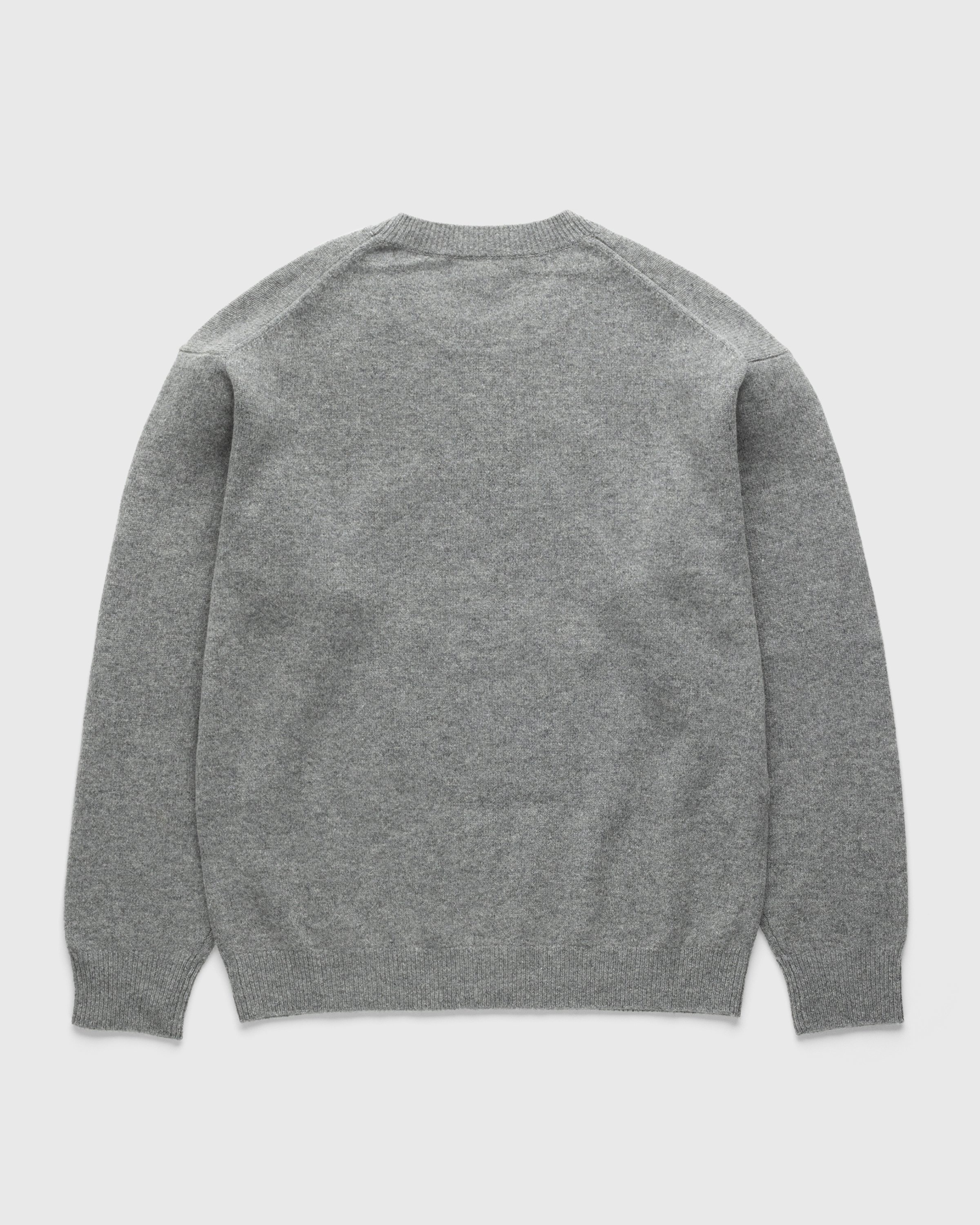Kenzo – Boke Flower Merino Wool Sweater Middle Grey - Knitwear - Grey - Image 2