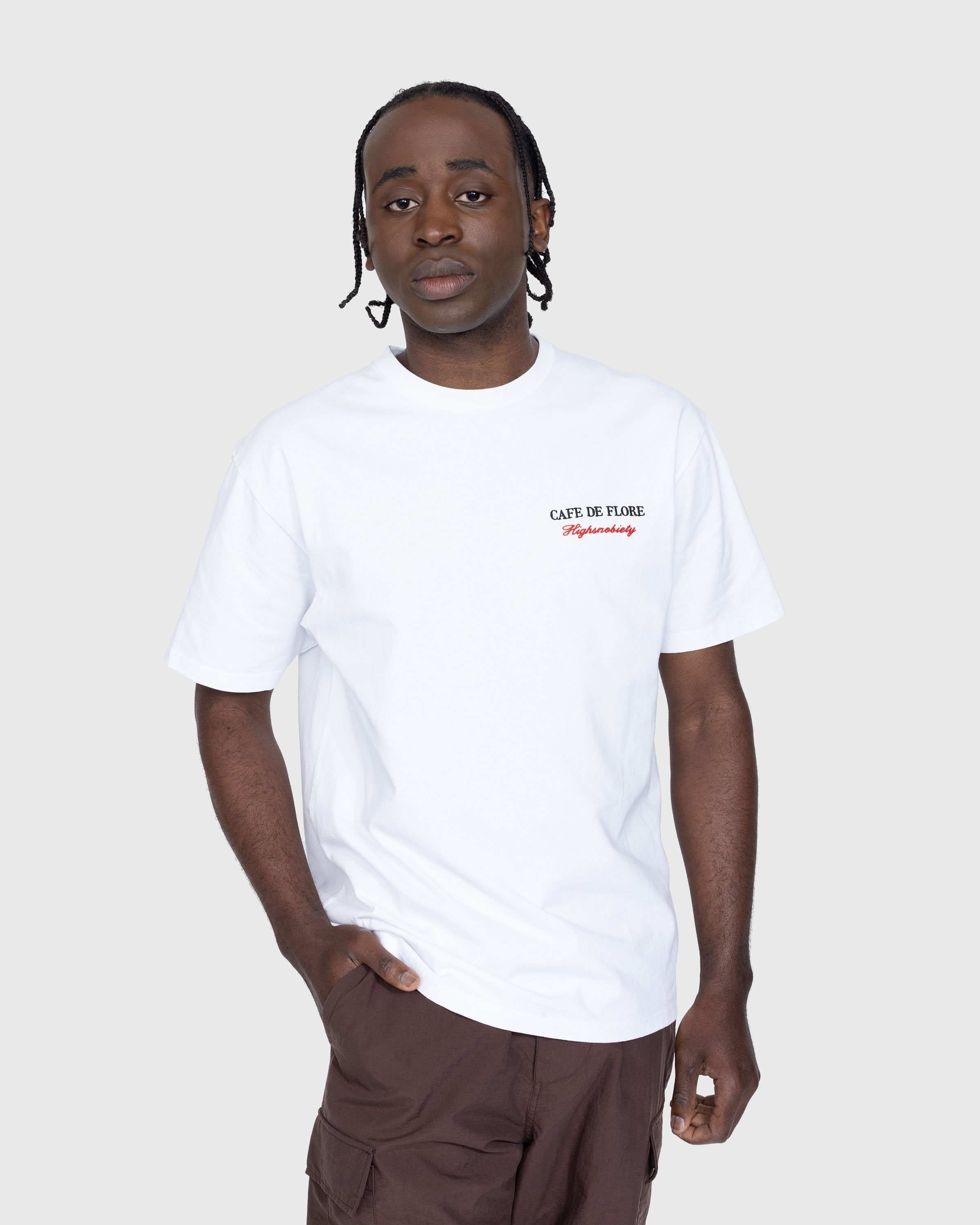 Café de Flore x Highsnobiety – Short Sleeve T-Shirt White - Tops - White - Image 3