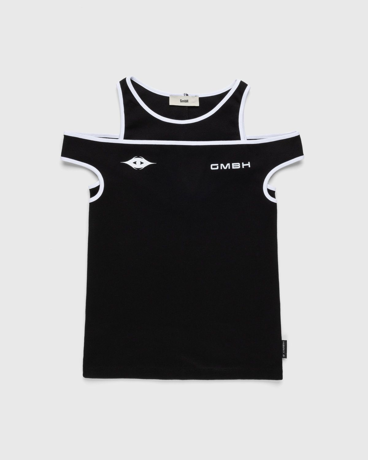 GmbH – Deron Tank Black/White - Tops - Black - Image 1