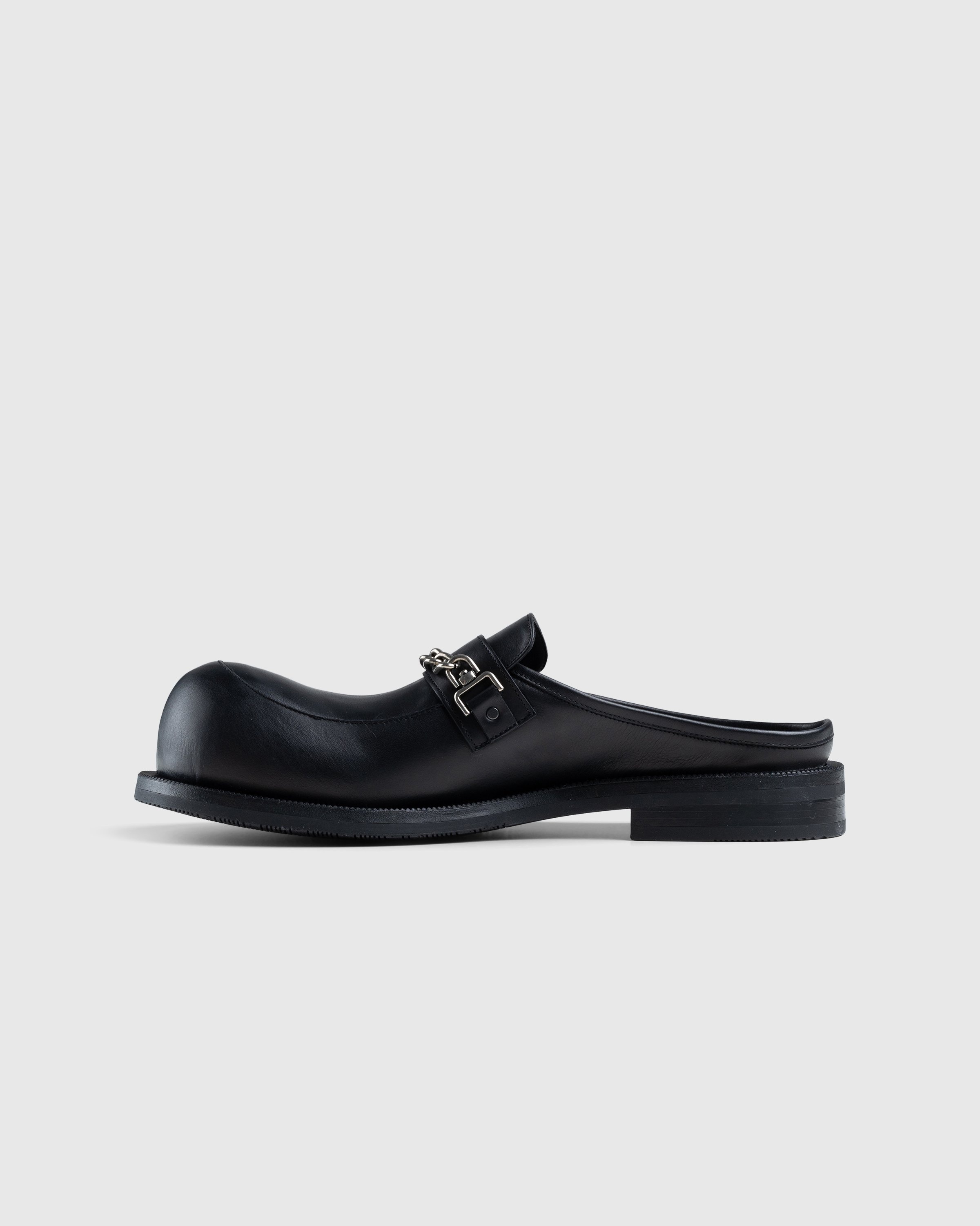 Martine Rose – Bulb Toe Chain Mule Black - Sandals - Black - Image 2