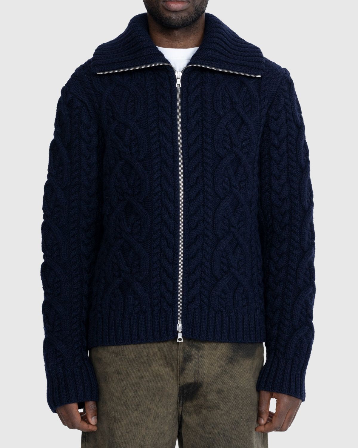 Dries van Noten – Naldo Cardigan Blue - Knitwear - Blue - Image 2
