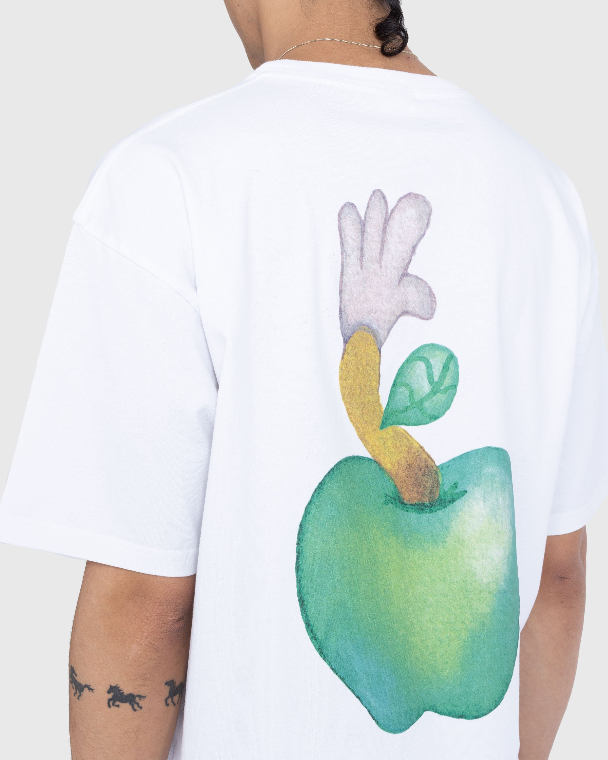 NTS x Highsnobiety – Apple T-Shirt White - Tops - White - Image 6