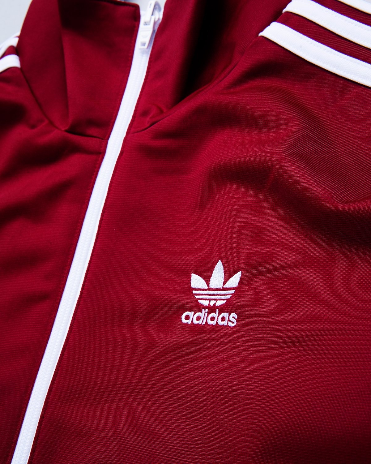 adidas Originals x Human Made – Firebird Track Top Burgundy - Sweats - Red - Image 6