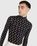 Marine Serre – All-Over Moon Print Second Skin Top Brown - Tops - Black - Image 4