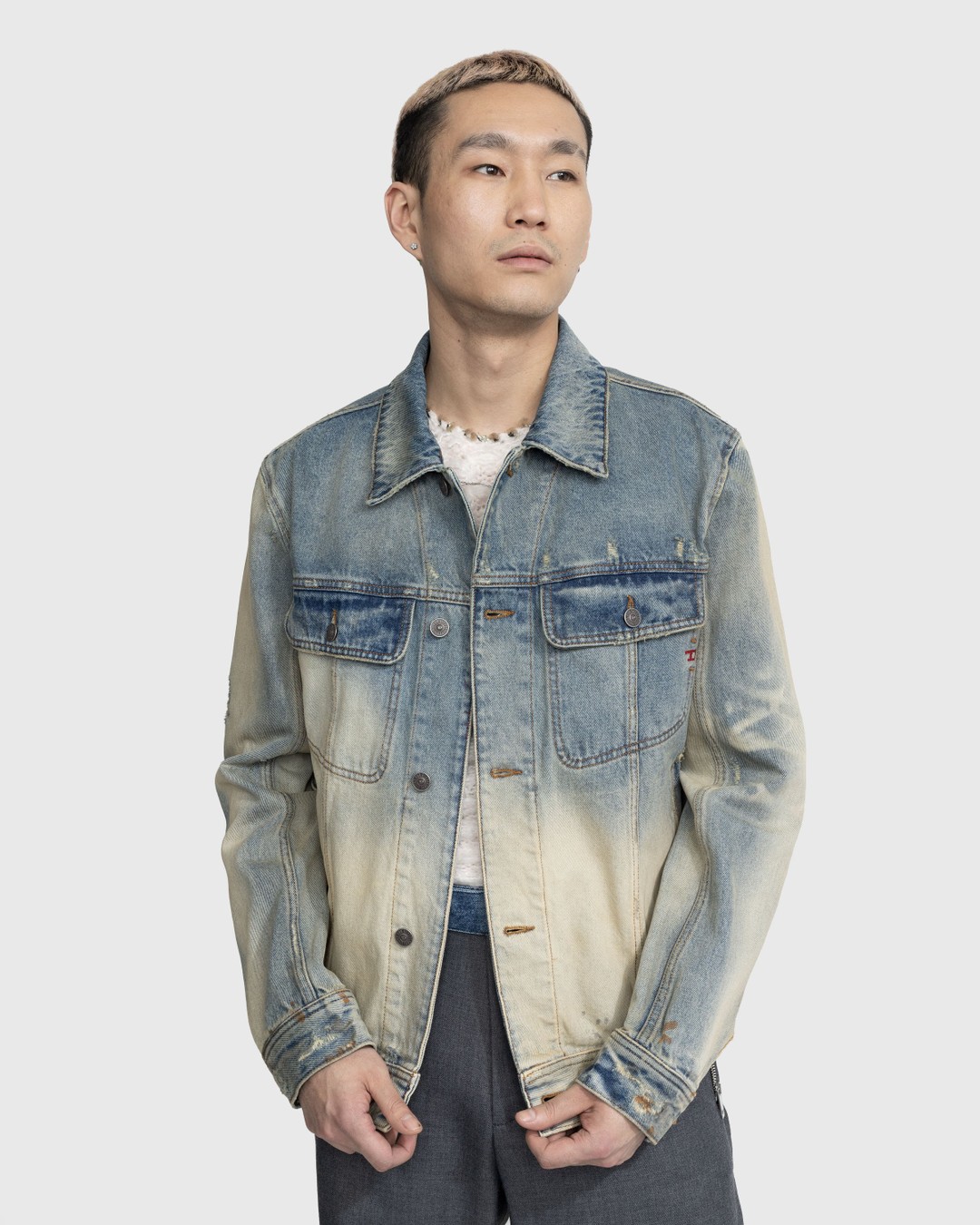 Diesel denim hot sale jackets mens