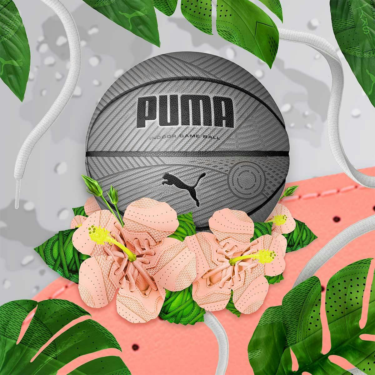 Visual artist Freehand Profit's interpretation of the PUMA Sky Modern.